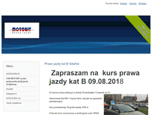 Tablet Screenshot of motobit.com.pl